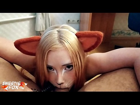 ❤️ Kitsune norīt penis un sperma viņas mutē ️ Tik porno pie mums